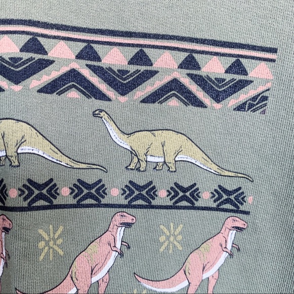 Modcloth Quirky Combo Dinosaur Sweatshirt - Picture 5 of 9